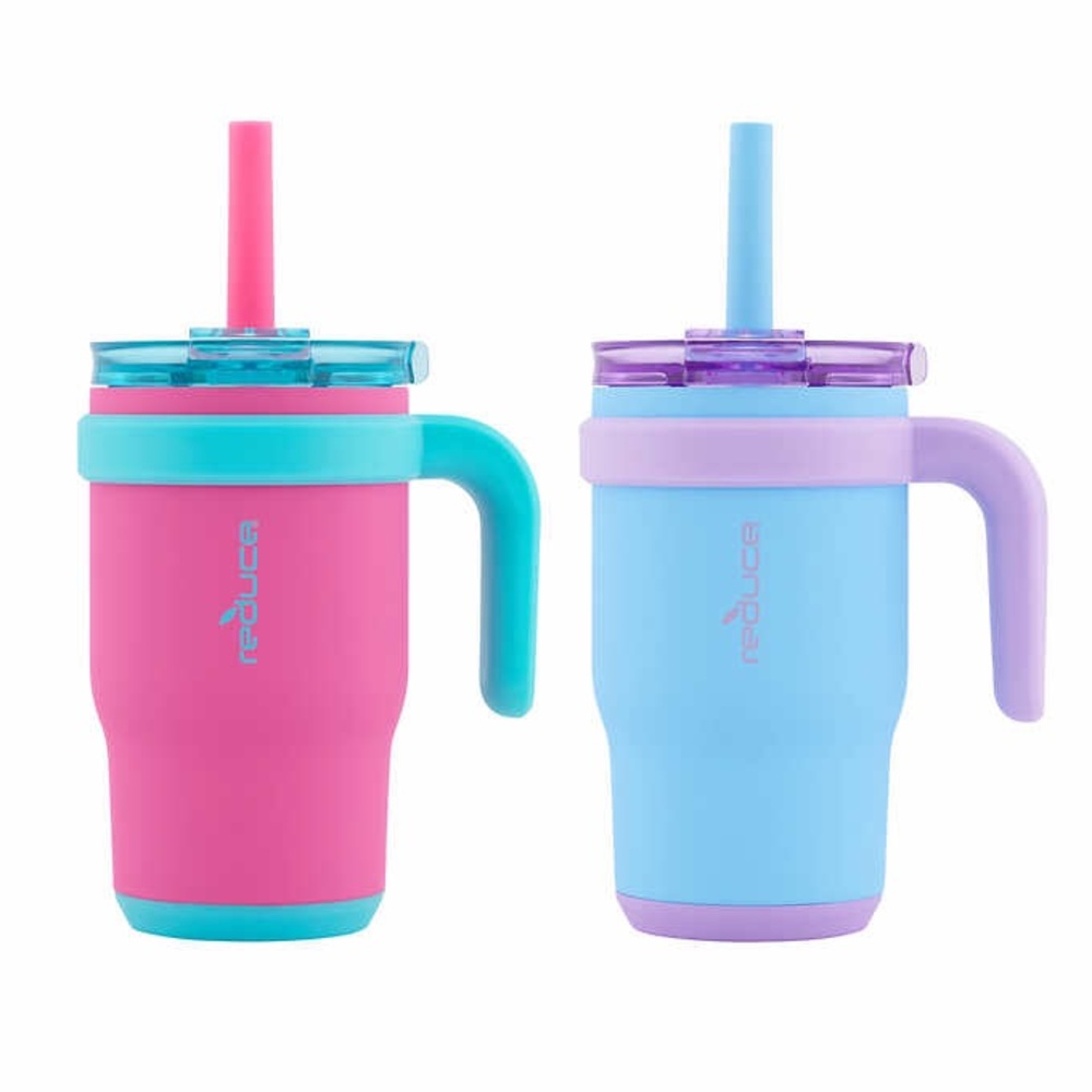 Reduce Coldee 14oz Tumblers with Handles, 2-pack